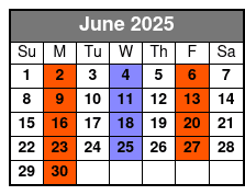 The Sound of Simon & Garfunkel June Schedule