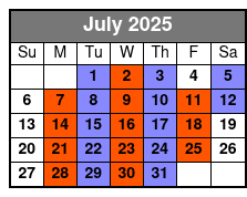 SIX July Schedule