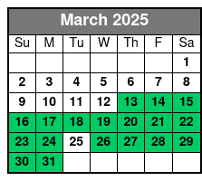 Silver Dollar City 1 Day Ticket March Schedule