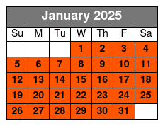 Dinosaur Museum January Schedule