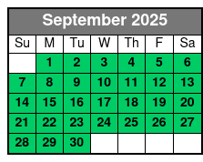 Dinosaur Museum September Schedule