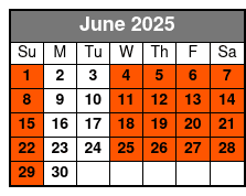 Motown Downtown A Tribute  June Schedule