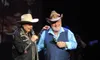 On Stage Together at the Mickey Gilley and Johnny Lee Urban Cowboy Reunion Show